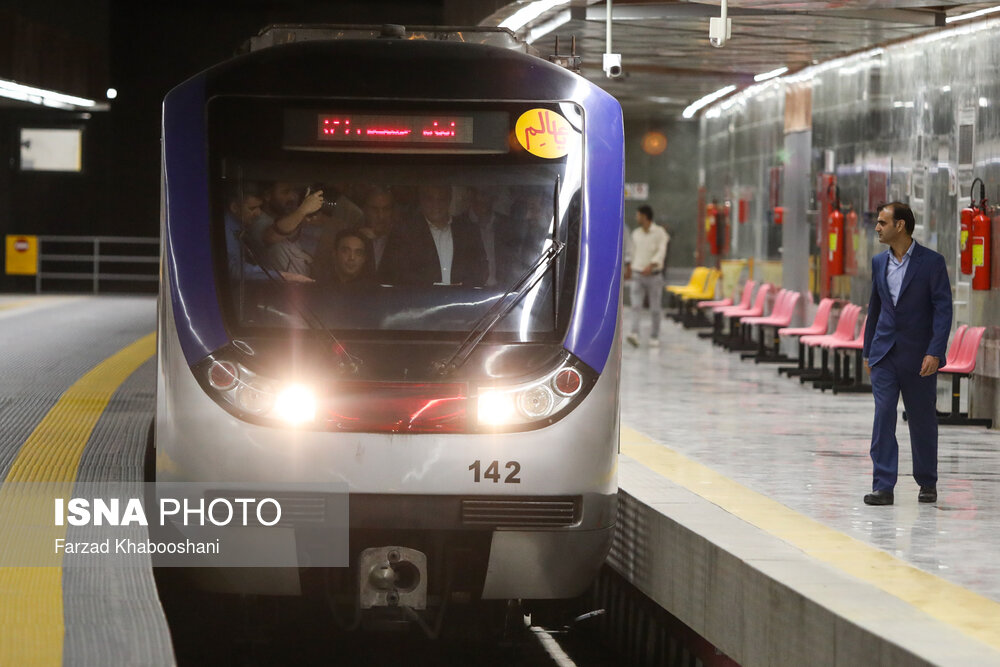 افتتاح رسمی ایستگاه مترو امام حسین(ع) خط 6 مترو تهران