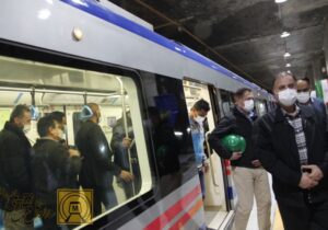 تست گرم ۵ کیلومتر از خط دوم مترو شیراز
