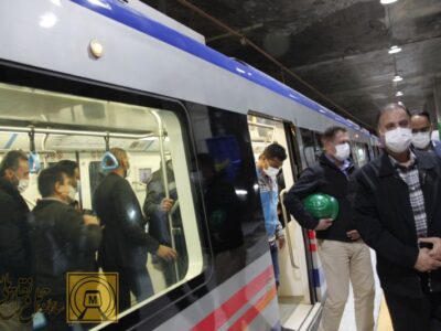 تست گرم ۵ کیلومتر از خط دوم مترو شیراز
