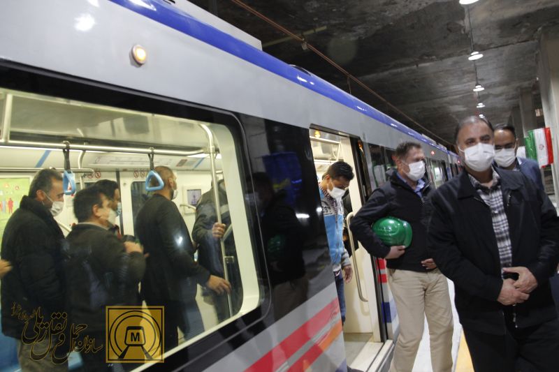 تست گرم 5 کیلومتر از خط دوم مترو شیراز