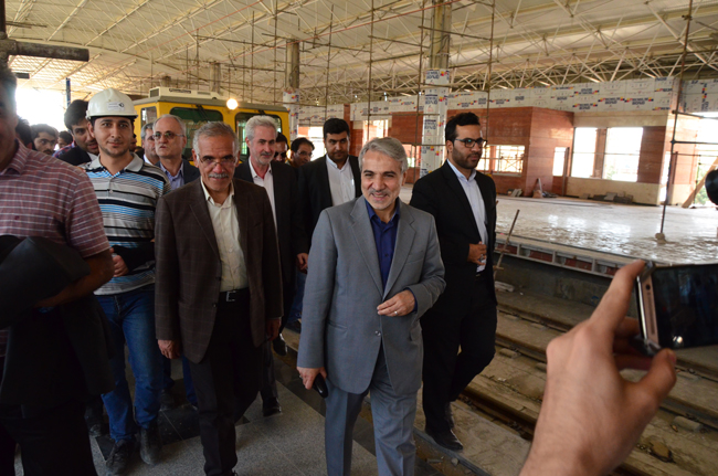 گزارش تصویری بازدید دکتر نوبخت از پروژه قطارشهری تبریز