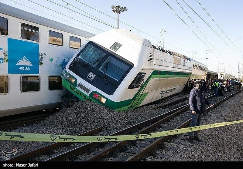 حادثه برخورد دو قطار ایستگاه چیتگر