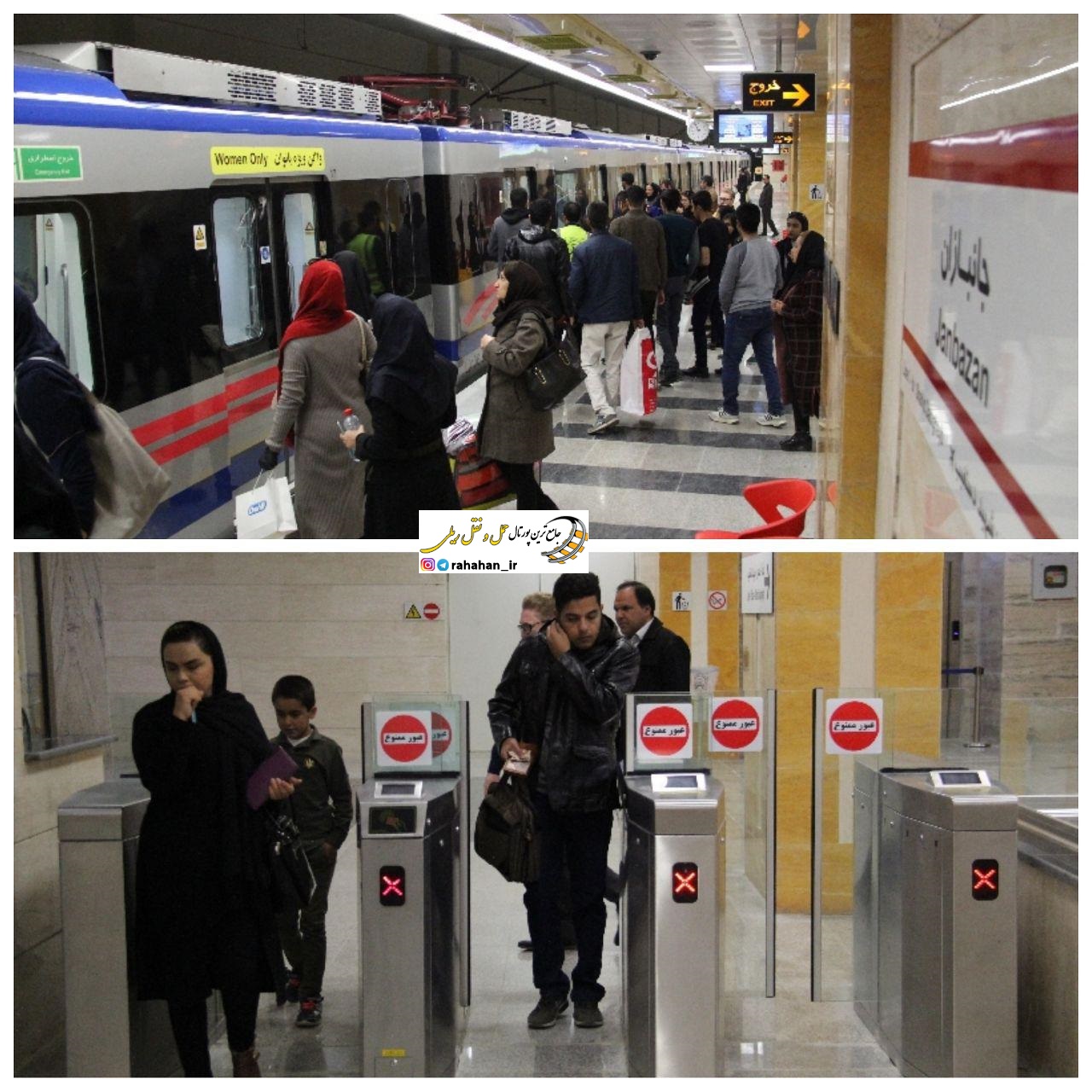 خدمات رسانی مترو شیراز در نوروز ۱۴۰۱