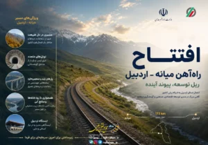 افتتاح و بهره برداری از راه آهن اردبیل-میانه
