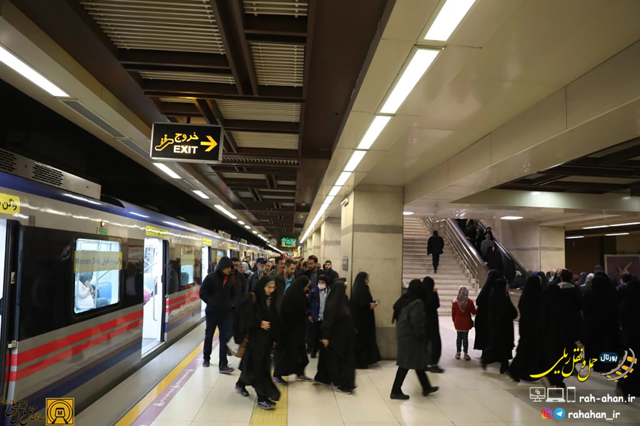 افزایش ساعت حرکت مترو شیراز از ۱۶ خرداد ماه