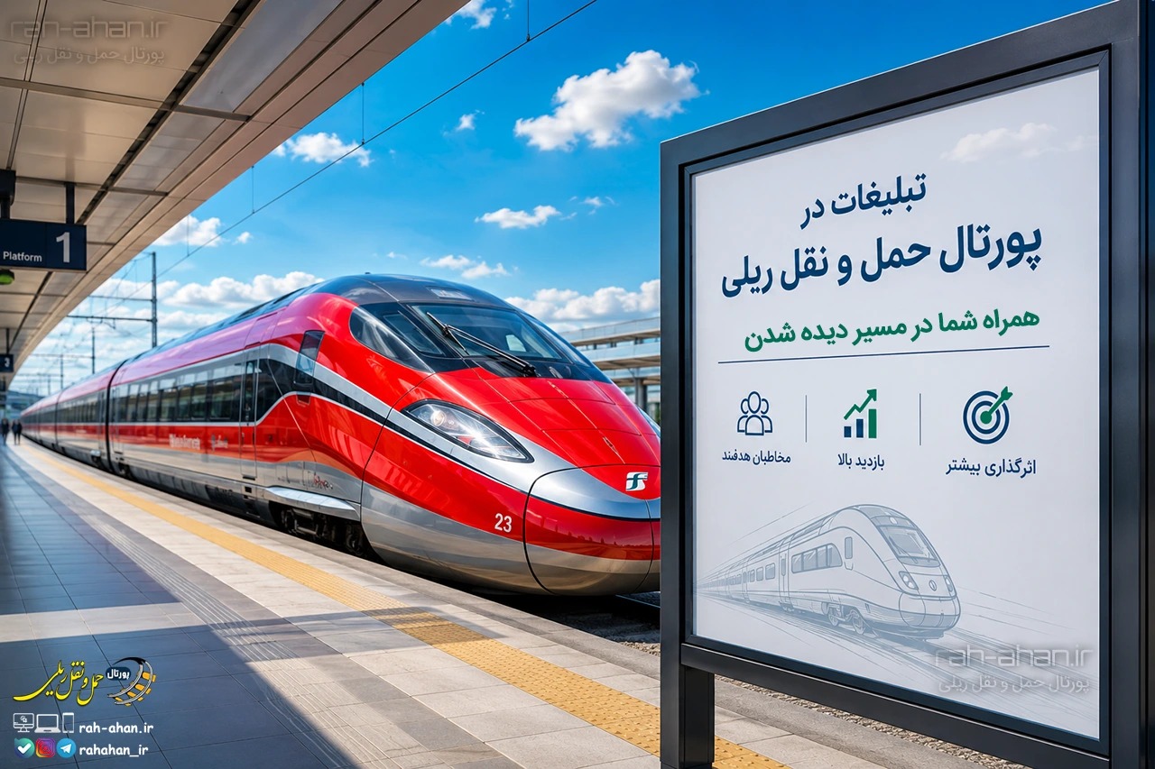 تبلیغات در پورتال حمل و نقل ریلی