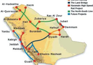 راه آهن عربستان شرکت های سازنده پروژه بزرگ ریلی «لند بریج» را معرفی کرد