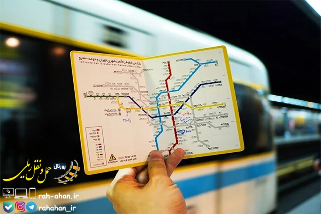 نقشه تخصصی گردشگری شبکه مترو تهران طراحی شد