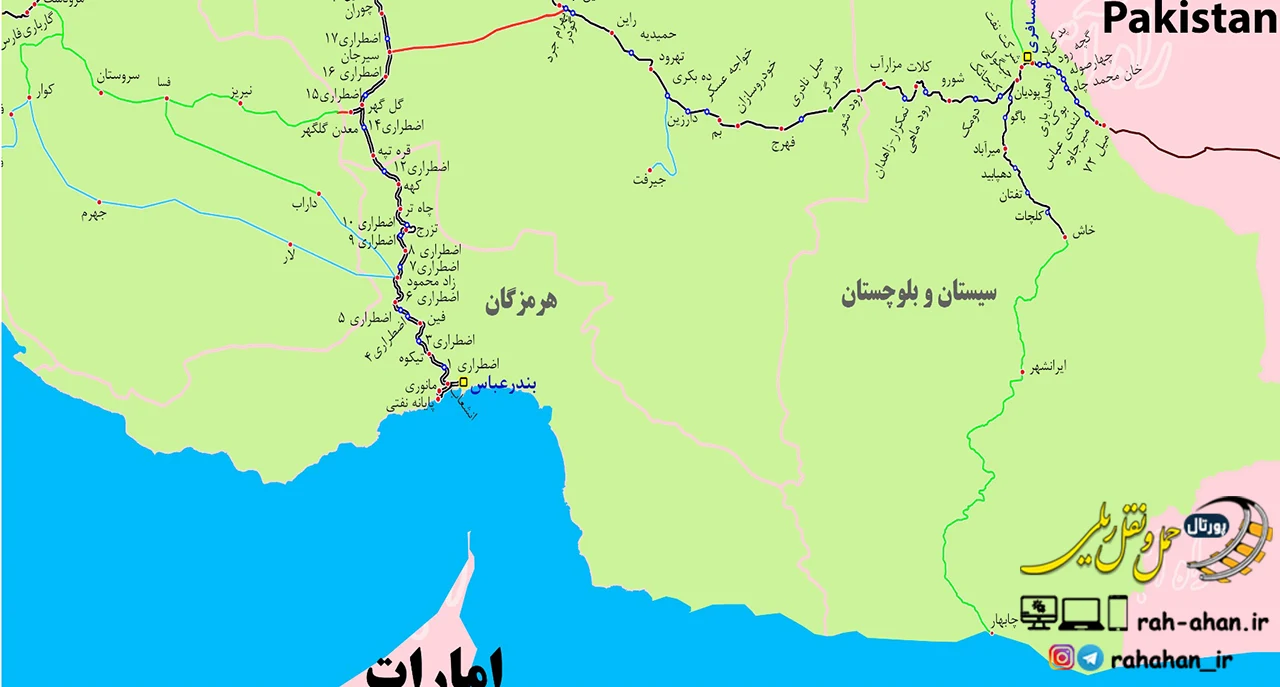 ​بهره برداری از راه آهن چابهار-زاهدان تا پایان سال ۱۴۰۳